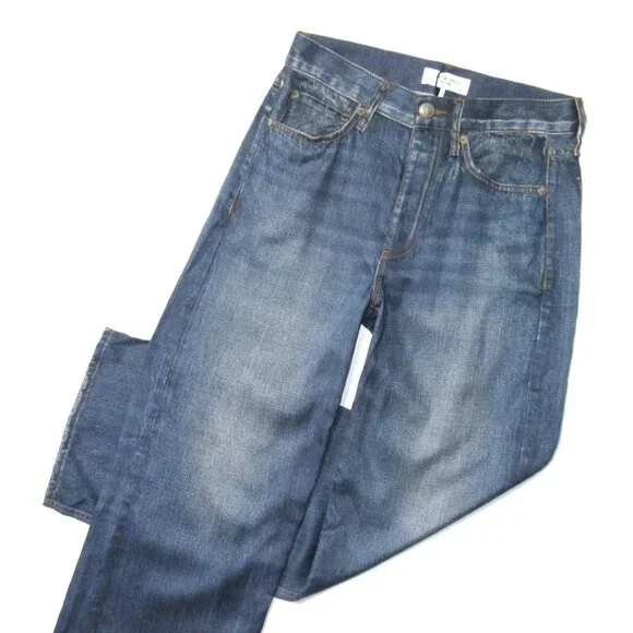 NWT rag & bone Liquid Miramar in Redwood Photo Printed Faux Jean Pants 24